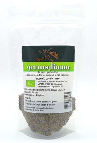 Germogli mix antiossidante (erba medica, cavolo rosso, broccoli) – 70g