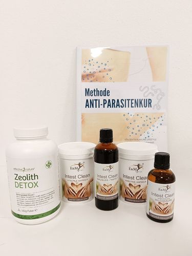 Anti-parasiti cura - package con prodotti - 3 settimane
