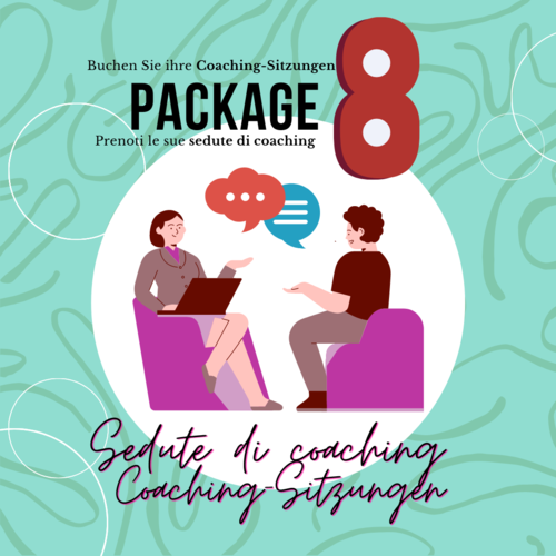 Package di 8 sedute Coaching - in presenza o a distanza