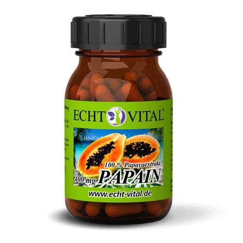 PAPAIN - 100% estratto di papaya - 60 capsule
