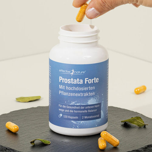 Prostata Forte - mit hochdosierten Pflanzenextrakten - 120 Kapseln